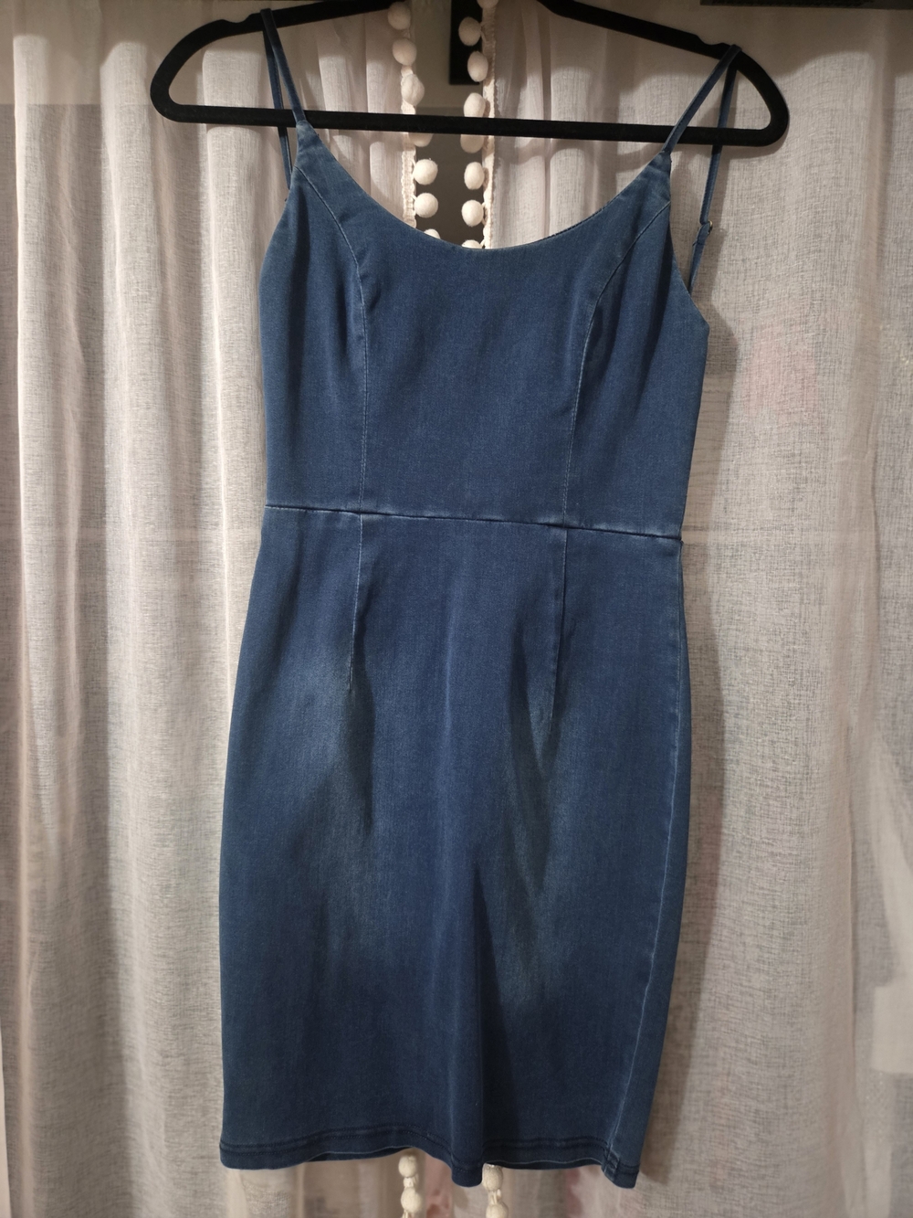 Windsor Blue Denim Mini Slip Dress